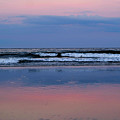 Sunset Waves - Rye, NH Photograph by Deb Bryce Sunset Waves - Rye, NH Photograph by Deb Bryce