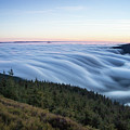 Sunset with floating blue waves of clouds Photograph by Vaclav Sonnek Sunset with floating blue waves of clouds Photograph by Vaclav Sonnek