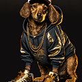 'Sup Dawgg Dachshund Mixed Media by Jay Schankman 'Sup Dawgg Dachshund Mixed Media by Jay Schankman