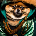 'Sup Dawgg Pomeranian Mixed Media by Jay Schankman 'Sup Dawgg Pomeranian Mixed Media by Jay Schankman