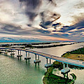 Surf City Bridge Photograph by DJA Images