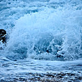 Surfer in White Surf by Debra Banks
