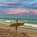 Surfers Sunset Delight Photograph by David Zanzinger Surfers Sunset Delight Photograph by David Zanzinger