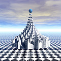 Surreal Fractal Tower Digital Art by Phil Perkins Surreal Fractal Tower Digital Art by Phil Perkins