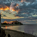 Surreal Lighthouse Sunrise Photograph by DB Hayes Surreal Lighthouse Sunrise Photograph by DB Hayes