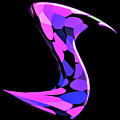 Swan Abstract Digital Art by Ronald Mills Swan Abstract Digital Art by Ronald Mills