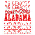 Sweet Home Alabama Fun Word Art v3 by Walter Herrit