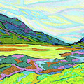 Swiss Mountain Lake Painting by Rod Whyte Swiss Mountain Lake Painting by Rod Whyte