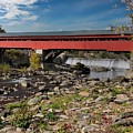 Taftsville Covered Bridge Photograph by Carolyn Mickulas Taftsville Covered Bridge Photograph by Carolyn Mickulas