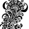 Tapestry Flower Ink 2 Drawing by Amy E Fraser Tapestry Flower Ink 2 Drawing by Amy E Fraser