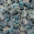 Teal Beach Rocks Collection Watercolor I Painting by Irina Sztukowski Teal Beach Rocks Collection Watercolor I Painting by Irina Sztukowski