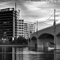 Tempe Town Lake B and W by Dave Dilli