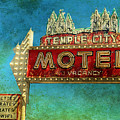 Temple City Motel Photograph by Meg McCormick Temple City Motel Photograph by Meg McCormick