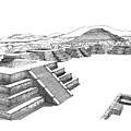 Teotihuacan Drawing by Trevor Grassi Teotihuacan Drawing by Trevor Grassi