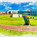 Texas AM University-Corpus Christi - watercolor painting Digital Art by Nicko Prints Texas AM University-Corpus Christi - watercolor painting Digital Art by Nicko Prints