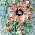 Textured Blossom 3D Floral Oil Painting  by Lena Owens