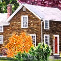 That Orange Bush Painting by Joseph Burger That Orange Bush Painting by Joseph Burger