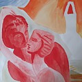 The Archetypal Couple Painting by Enrico Garff The Archetypal Couple Painting by Enrico Garff