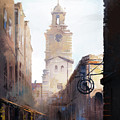 The Bell Tower Digital Art by Kristina Vardazaryan The Bell Tower Digital Art by Kristina Vardazaryan