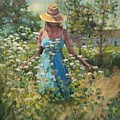 The blue dress by Jeff Dickson