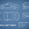 The Boxster Blueprint Photograph by Mark Rogan The Boxster Blueprint Photograph by Mark Rogan