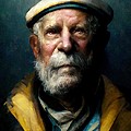 The Captain Digital Art by Nickleen Mosher The Captain Digital Art by Nickleen Mosher