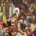 The Card Players Pastel by Kurt Wenner The Card Players Pastel by Kurt Wenner