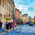 The City of Edinburgh Digital Art by SnapHappy Photos The City of Edinburgh Digital Art by SnapHappy Photos