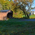 The Covered Bridge and the Barn by Steve Brown