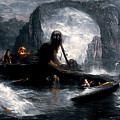 The damned souls of the River Styx, 02 Painting by AM FineArtPrints The damned souls of the River Styx, 02 Painting by AM FineArtPrints