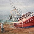 The Donna Kay at Cape San Blas by Charles Rowland The Donna Kay at Cape San Blas by Charles Rowland