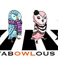 The FabOWLous Four Painting by Miki De Goodaboom