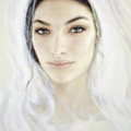 The Face of Mary Painting by Cameron Smith The Face of Mary Painting by Cameron Smith