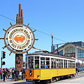 The Fishermans Wharf Sign . San Francisco California . 7D14234 by Wingsdomain Art and Photography