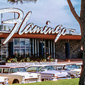 The Flamingo Casino Main Entrance 1950's 2 to 1 Ratio Photograph by Aloha Art