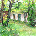 The Forge aka The Lonergan Homestead Painting by Rebecca Matthews The Forge aka The Lonergan Homestead Painting by Rebecca Matthews