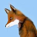The fox Digital Art by Elaine Rose Hayward The fox Digital Art by Elaine Rose Hayward