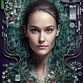 The Future of AI 04 Android Woman Digital Art by Matthias Hauser The Future of AI 04 Android Woman Digital Art by Matthias Hauser
