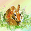 The Gardener In The Flowers Digital Art by Lois Bryan The Gardener In The Flowers Digital Art by Lois Bryan