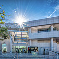 The Getty's Museum Entrance Photograph by David Levin The Getty's Museum Entrance Photograph by David Levin