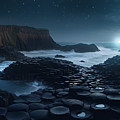The Giant's Causeway at Dusk by James Lloyd