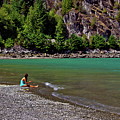 The Girl at the shore Photograph by Alex Lyubar The Girl at the shore Photograph by Alex Lyubar