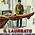 ''The Graduate'', with Dustin Hoffman, 1967 Mixed Media by Stars on Art ''The Graduate'', with Dustin Hoffman, 1967 Mixed Media by Stars on Art