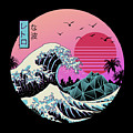 The Great Retro Wave Digital Art by Vincent Trinidad The Great Retro Wave Digital Art by Vincent Trinidad