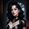 The Havenshaw, Lady Oosternic Captivating AI Concept Art Portrait by Xzendor7 Painting by Xzendor7 The Havenshaw, Lady Oosternic Captivating AI Concept Art Portrait by Xzendor7 Painting by Xzendor7