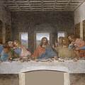 The Last Supper Original Painting by Leonardo da Vinci