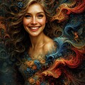 The Laughing Muse by Bill And Linda Tiepelman