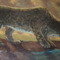 The Leopard Painting by Enrico Garff The Leopard Painting by Enrico Garff