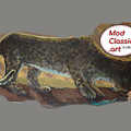 The Leopard 'ModClassic Art Painting by Enrico Garff The Leopard 'ModClassic Art Painting by Enrico Garff