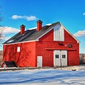 The Locust Barn Photograph by Monika Salvan The Locust Barn Photograph by Monika Salvan